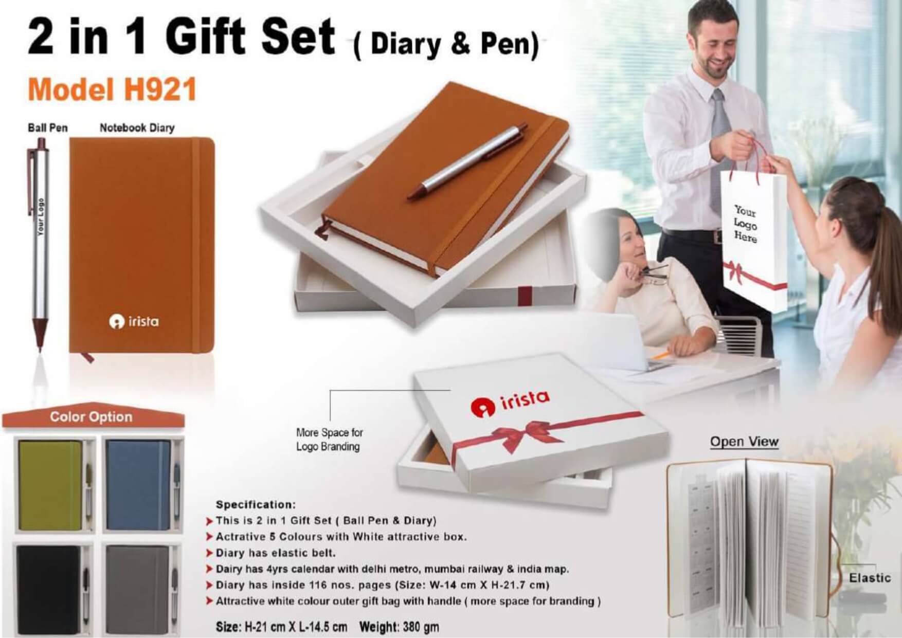 Diary and Pen 2 in 1 Gift Set 921