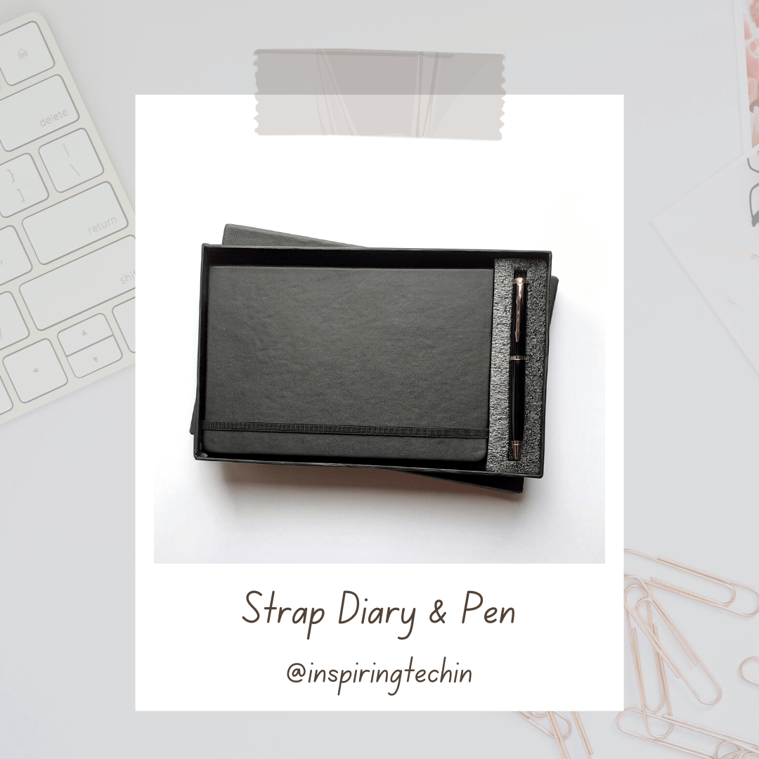 Strap Diary and Pen