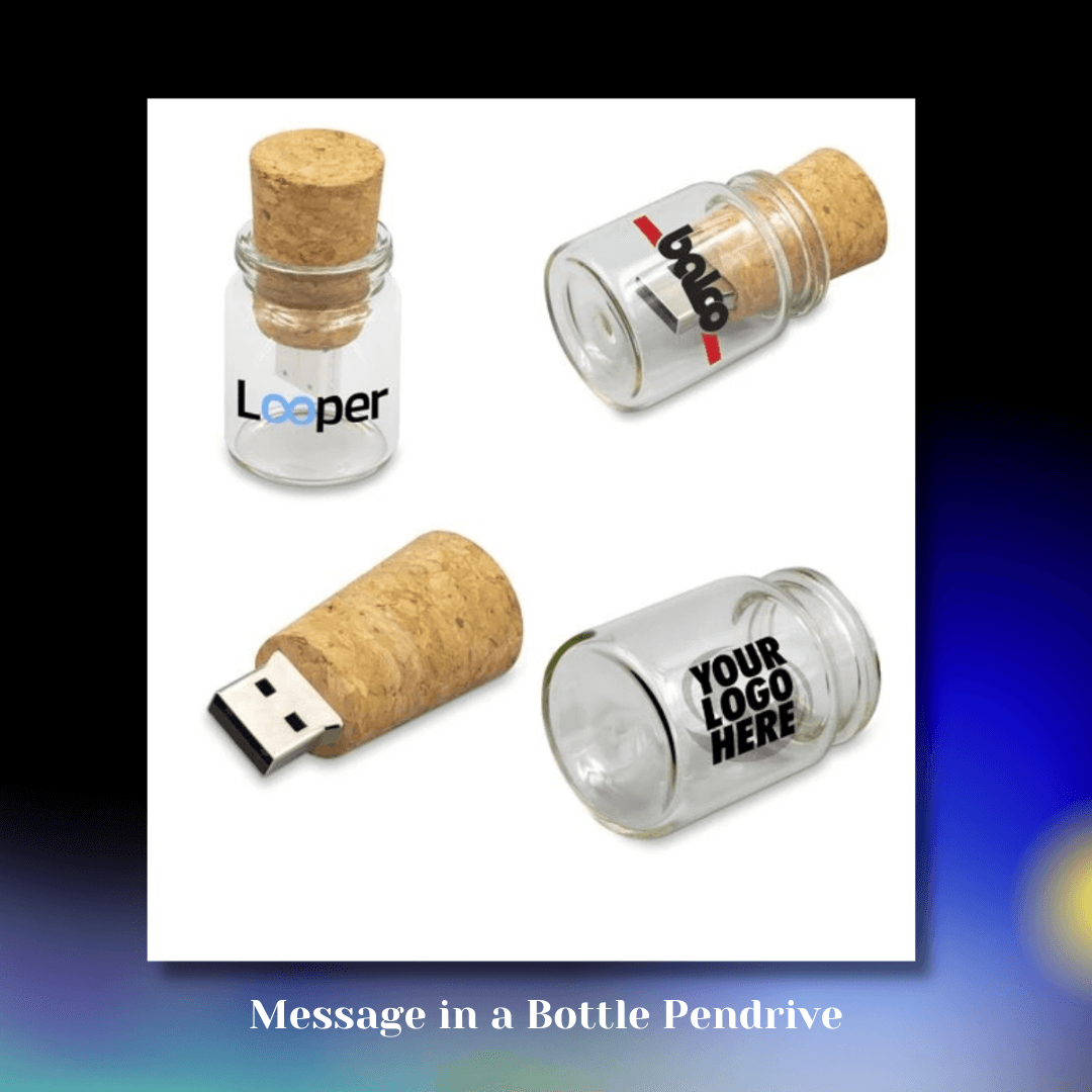 Message in a bottle Pendrive