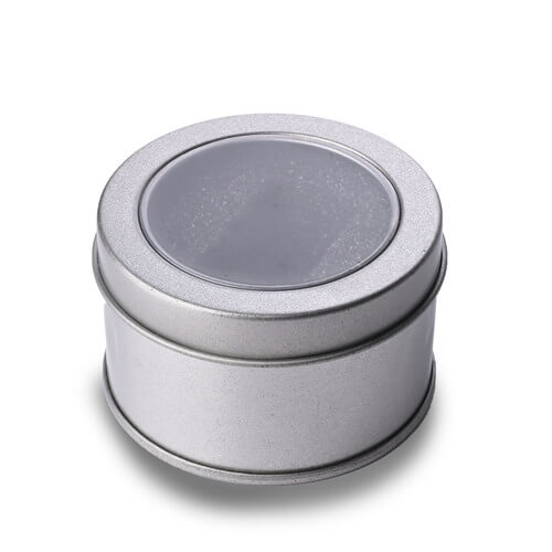 Round-shaped Tin Pendrive Box