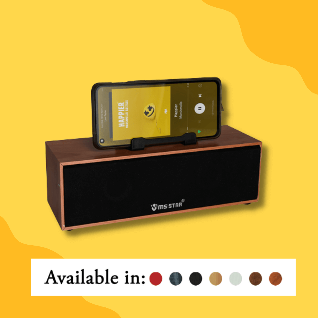 Classic Wooden Speaker MS-WS-004-Mix Color
